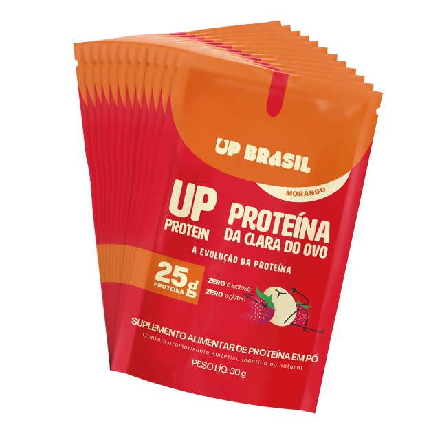 Kit UP Protein Sabor Morango 30g c/12 unidades